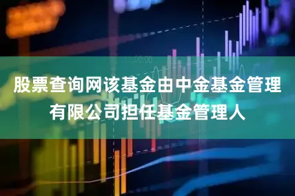 股票查询网该基金由中金基金管理有限公司担任基金管理人